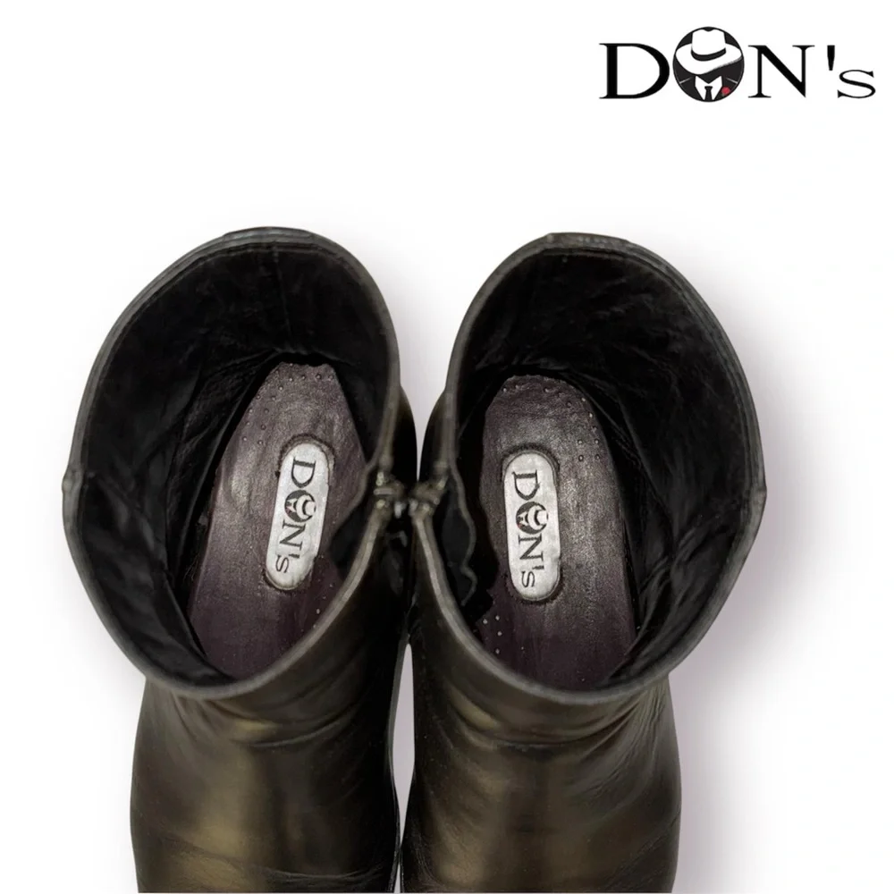 🛍️SALE🛍️ DON's Footwear Men's Handmade Elevator 100% Leather Boots
